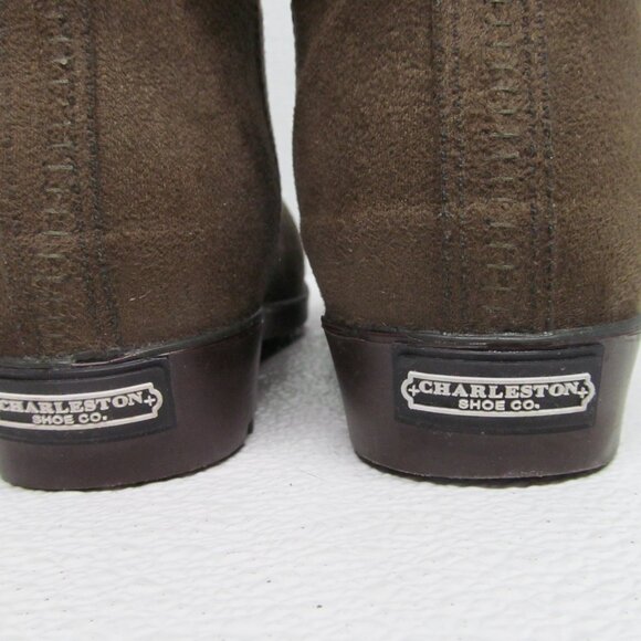 Charleston Shoe Co. Legare Rain Olive Suede Boot size 7 - Picture 8 of 12